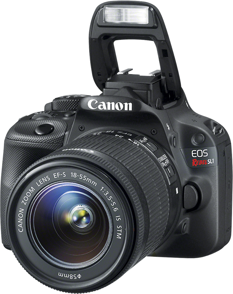 Canon EOS Rebel SL1 DSLR Camera with 18-55mm Lens (Black)