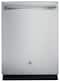 GE - Profile 24" Tall Tub Built-In Dishwasher with Stainless-Steel Tub-Front_Standard