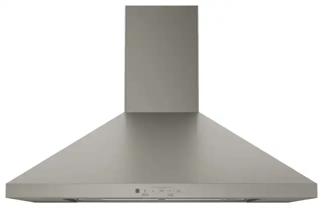 Front. GE - 30" Convertible Range Hood - Fingerprint Resistant Slate.