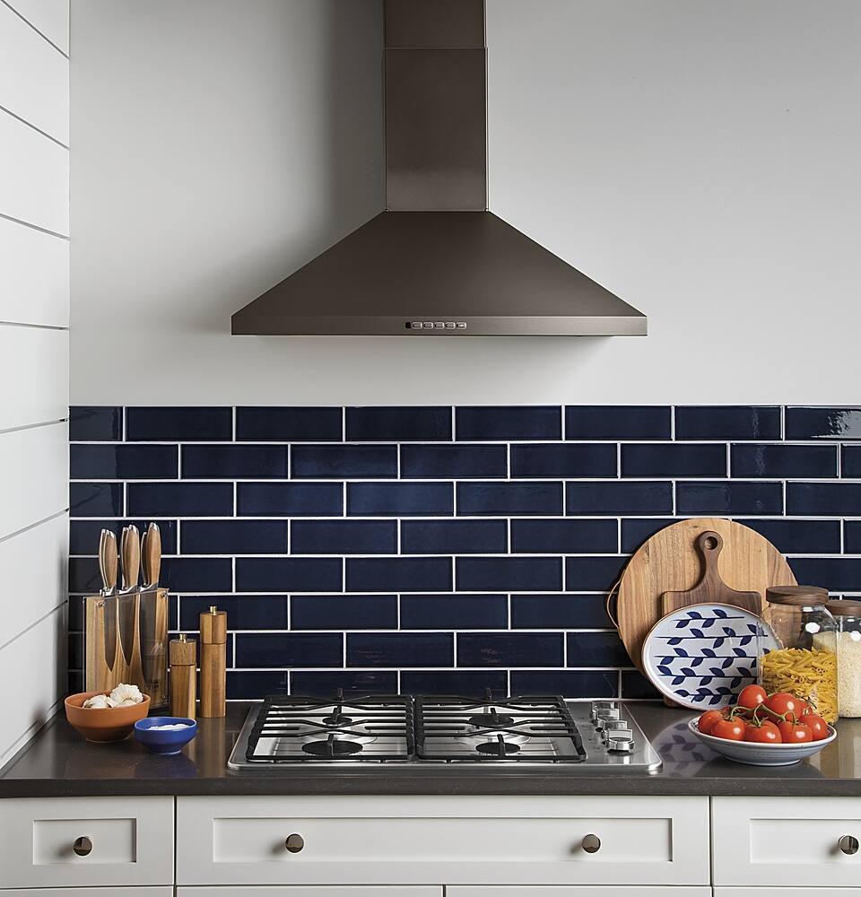 Alt View 14. GE - 30" Convertible Range Hood - Fingerprint Resistant Slate.