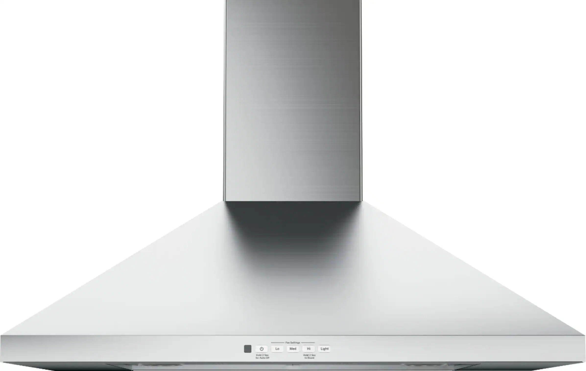 Front. GE - 30" Convertible Range Hood - Stainless steel.