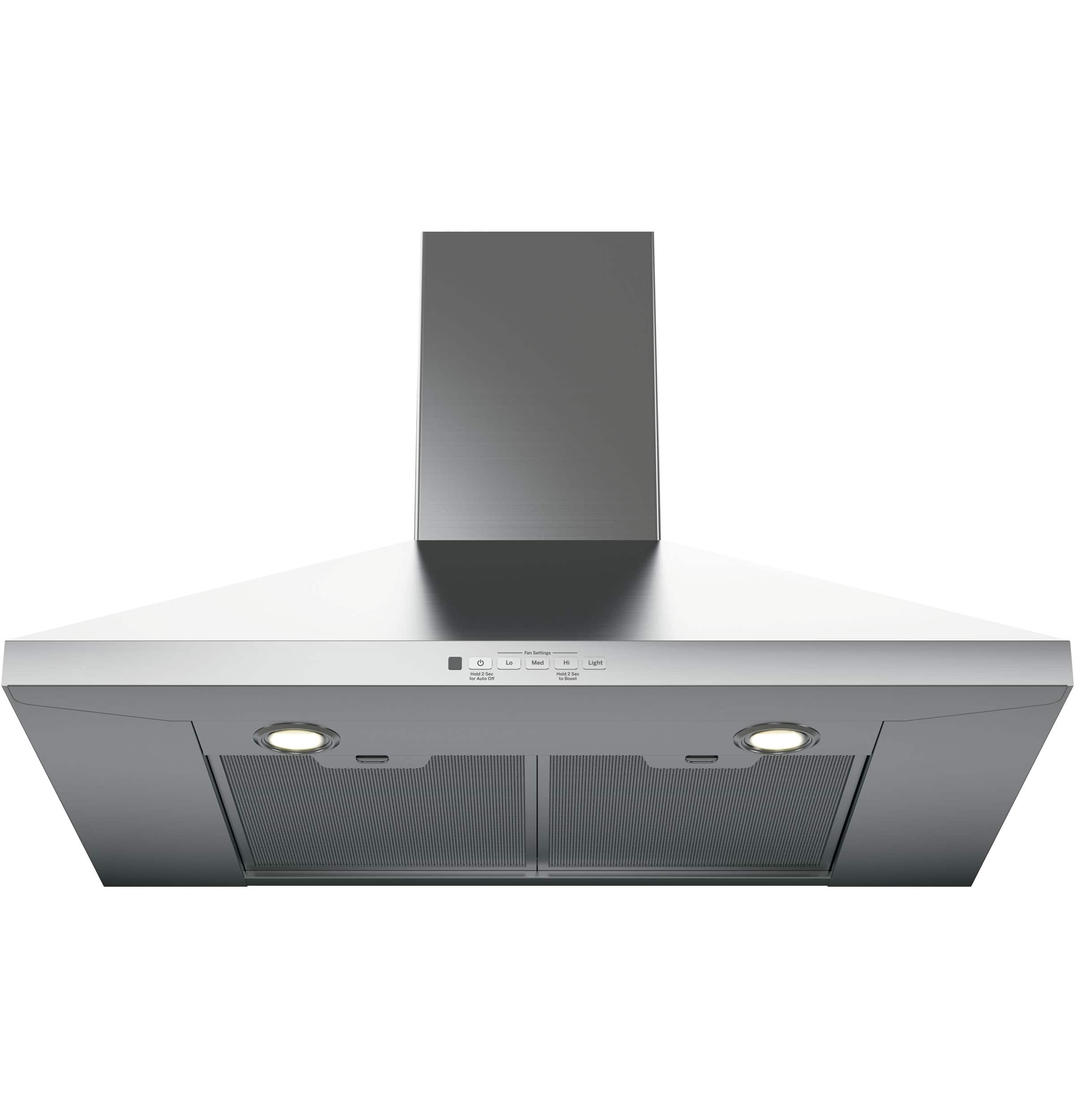 Alt View 11. GE - 30" Convertible Range Hood - Stainless steel.