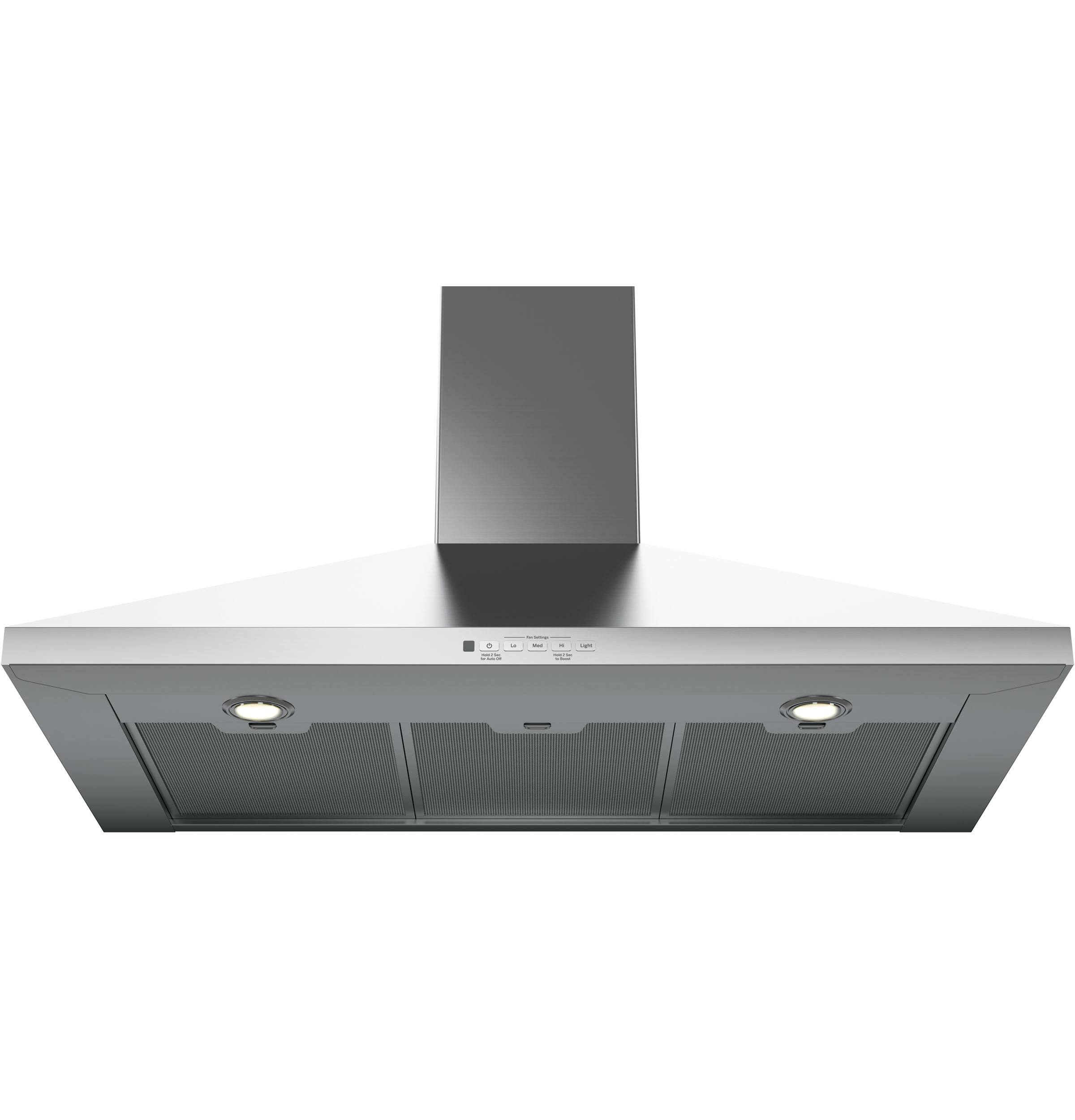 Alt View 11. GE - 36" Convertible Range Hood - Stainless steel.