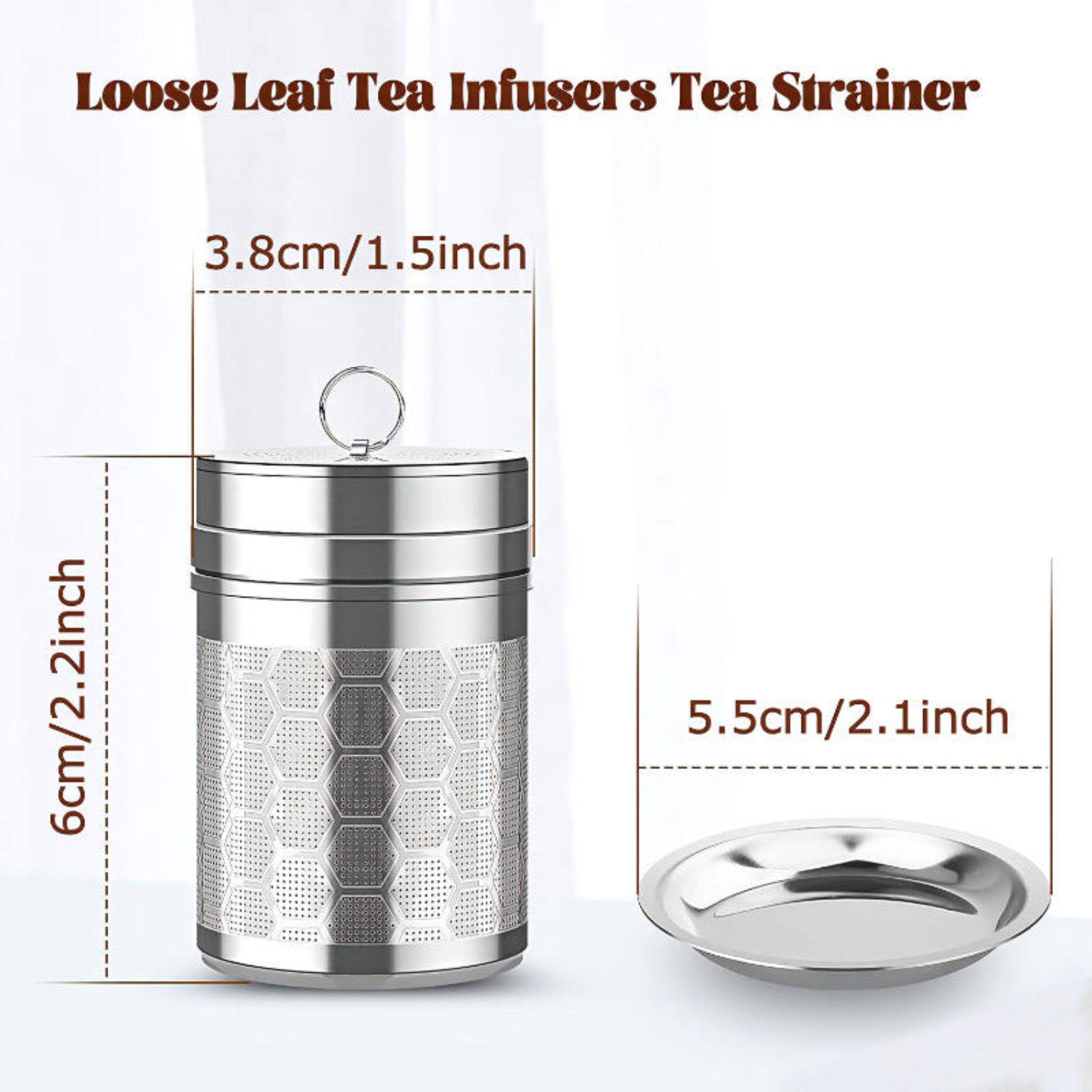 Loose Leaf Tea Infusers Tea Strainer

3.8cm/1.5inch

6cm/2.2inch

5.5cm/2.1inch