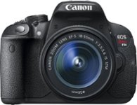 Front. Canon - EOS Rebel T5i DSLR Camera with 18-55mm IS STM Lens - Black.