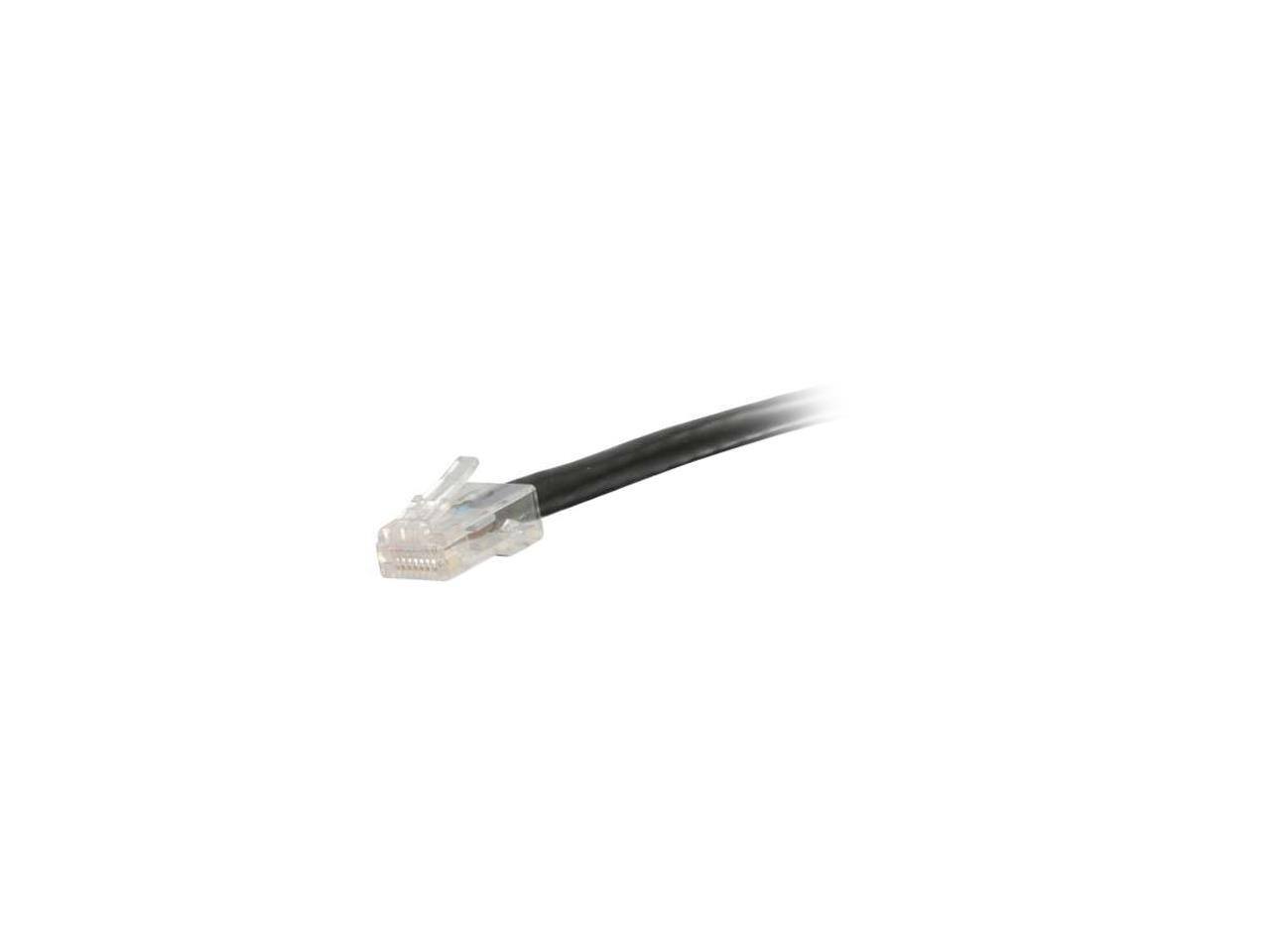 Alt View 1. Cables to Go - C2G 04107 Cat6 Cable - Non-Booted Unshielded Ethernet Network Patch Cable, Black (2 Feet, 0.60 Meters).