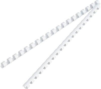 Alt View 3. Fellowes - 5/16" Plastic Binding Spine Comb, 40 Sheet Capacity, 100/Pack - White.