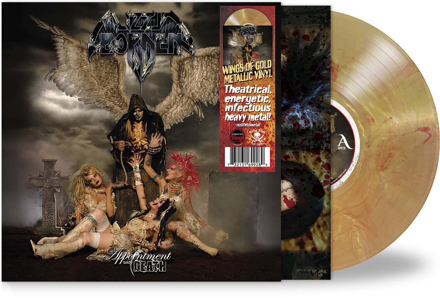 **ZZENROTTEN**

**WINGS OF GOLD METALLIC VINYL**

Theatrical, energetic, infectious heavy metal!

-nolifetilmetal

**Appointment with DEATH**

**A**  
**ROTTER**