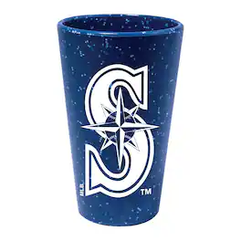 WinCraft - Seattle Mariners 16oz. Team Color Silicone Pint Glass - Multicolor