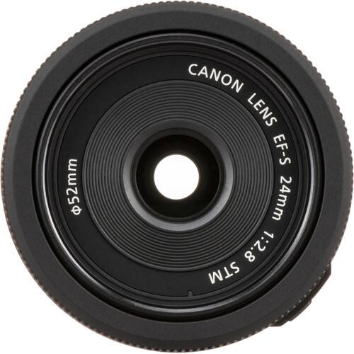 52mm CANON LENS EF-S 24mm 1:2.8 STM