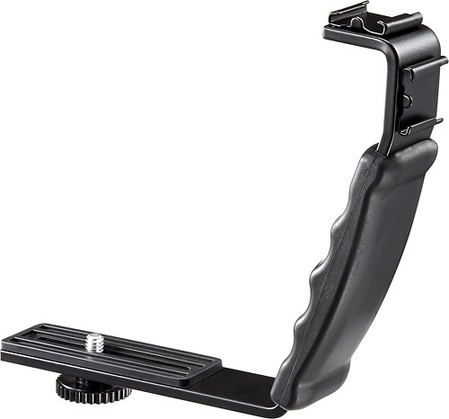 Insignia™ - Cold Shoe Flash/Video Light Mounting Arm - Black