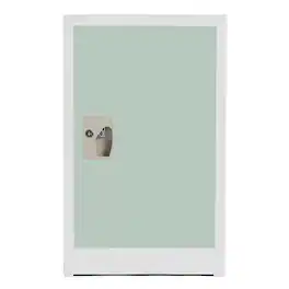 AdirOffice - Storage Locker 629-Series 24" H 1-Tier Steel Locker with Digital Lock - Misty Green