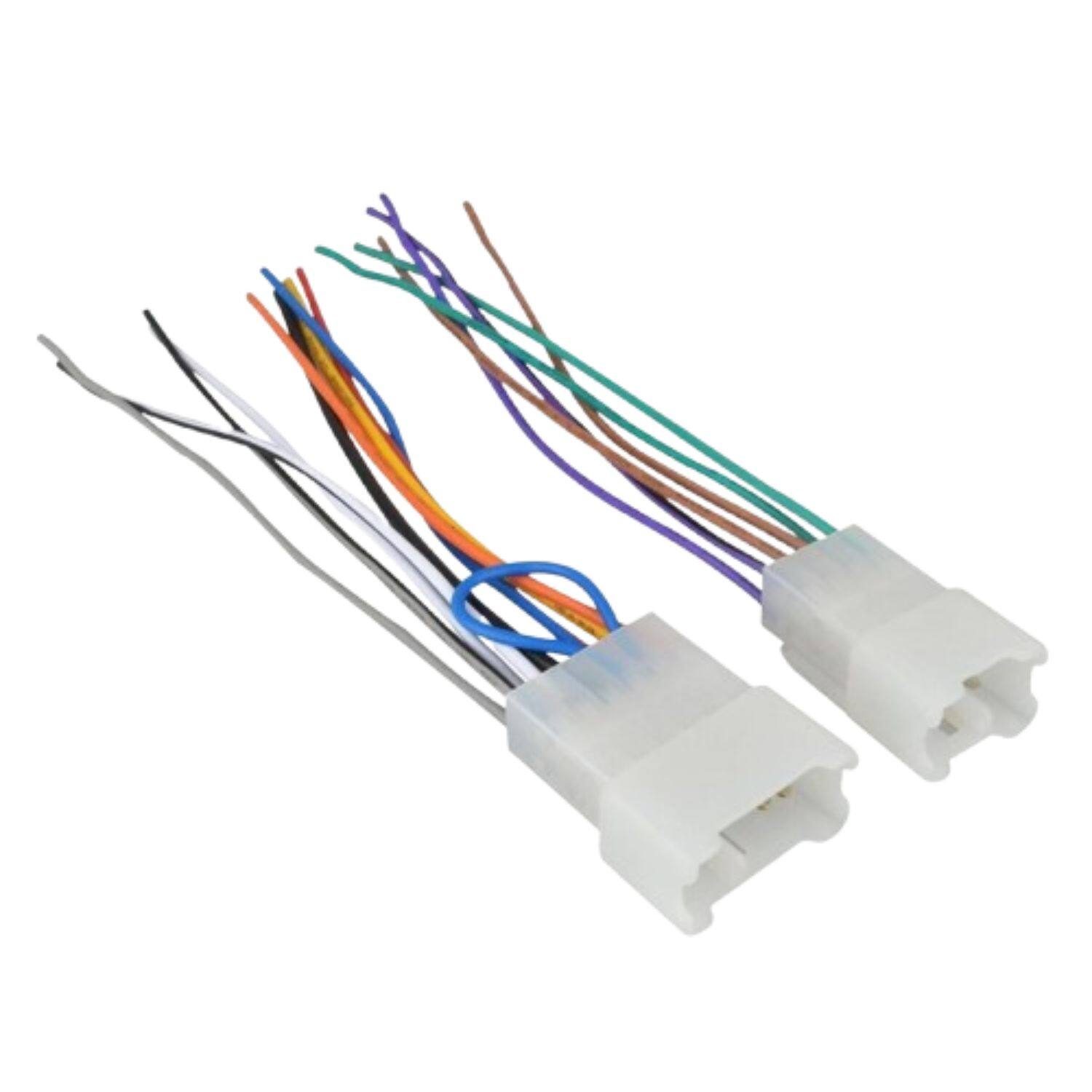Front. Home Collection - Aftermarket Radio Stereo Wiring Harness Cable for Toyota Corolla – Plug & Play Install Kit.