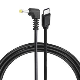Unique Bargains - USB C to DC Power Cable, 12V 3A 36W, 4.0x1.7mm, PD Trigger for Laptop, Monitor, Security Camera - Black