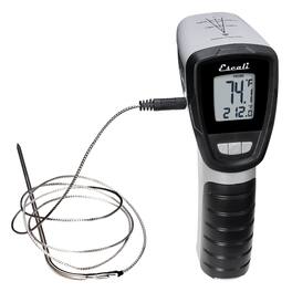 Escali - Infrared Surface and Probe Digital Thermometer - Grey/Black