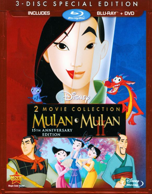  Mulan/Mulan II [Special Edition] [3 Discs] [Blu-ray/DVD]