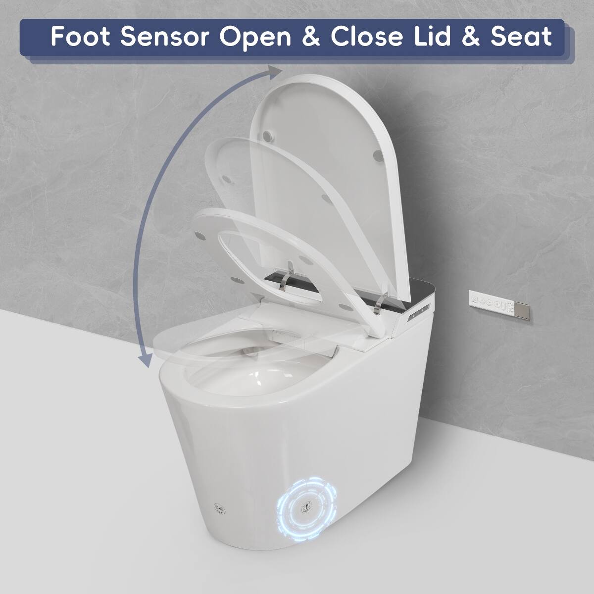 Foot Sensor Open & Close Lid & Seat