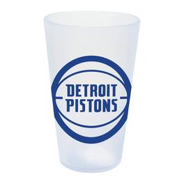 WinCraft - Detroit Pistons 16oz. Icicle Silicone Pint Glass - Multicolor
