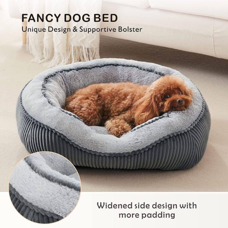 FANCY DOG BED
Unique Design & Supportive Bolster
Widened side design with more padding