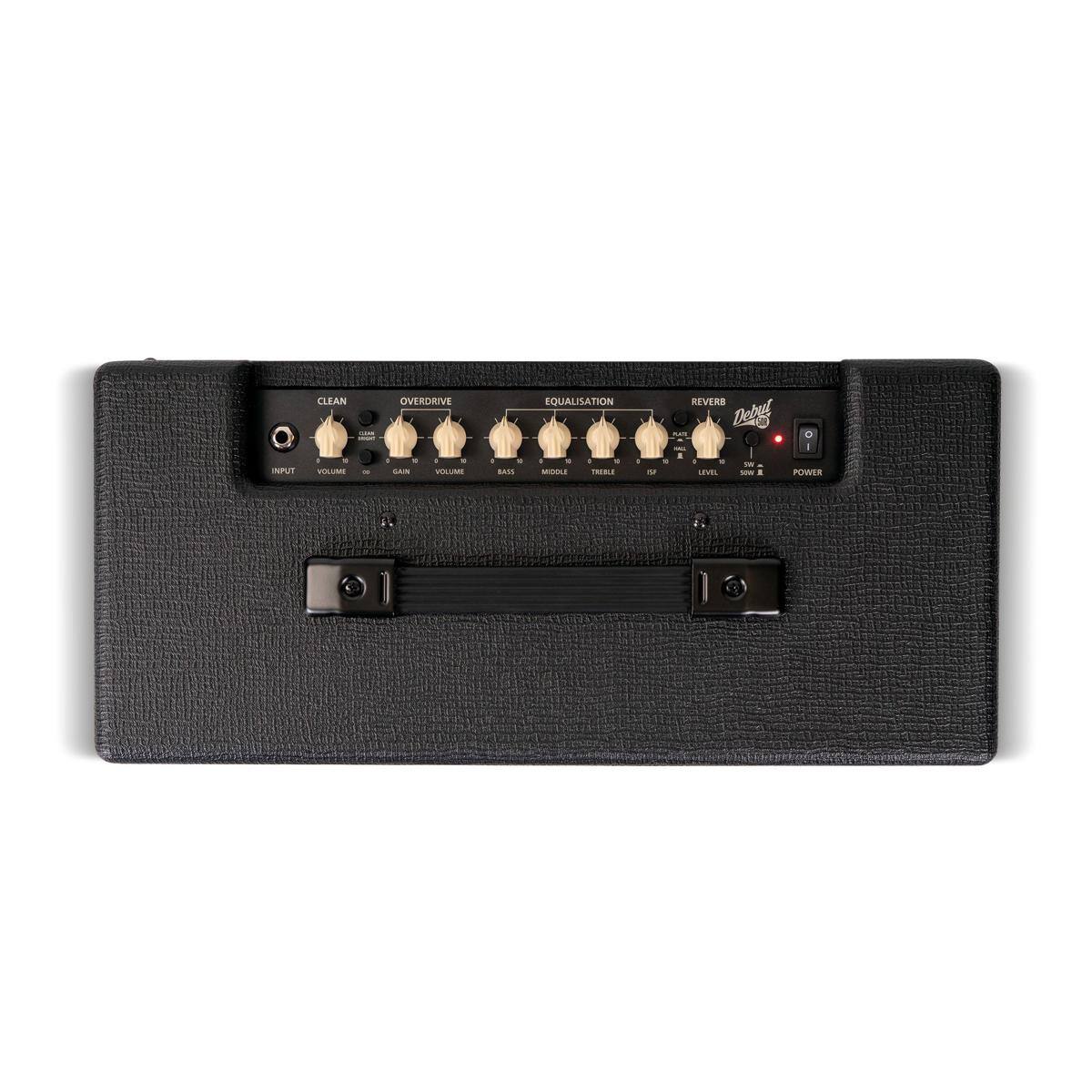 CLEAN VOLUME
OVERDRIVE 0 a 6 SAN VOLUME
EQUALISATION - e : 10 0 x : BASS MIDDLE TREBLE
REVERB SAT Day 1 C = 12 9 LEVEL SOW I POWER