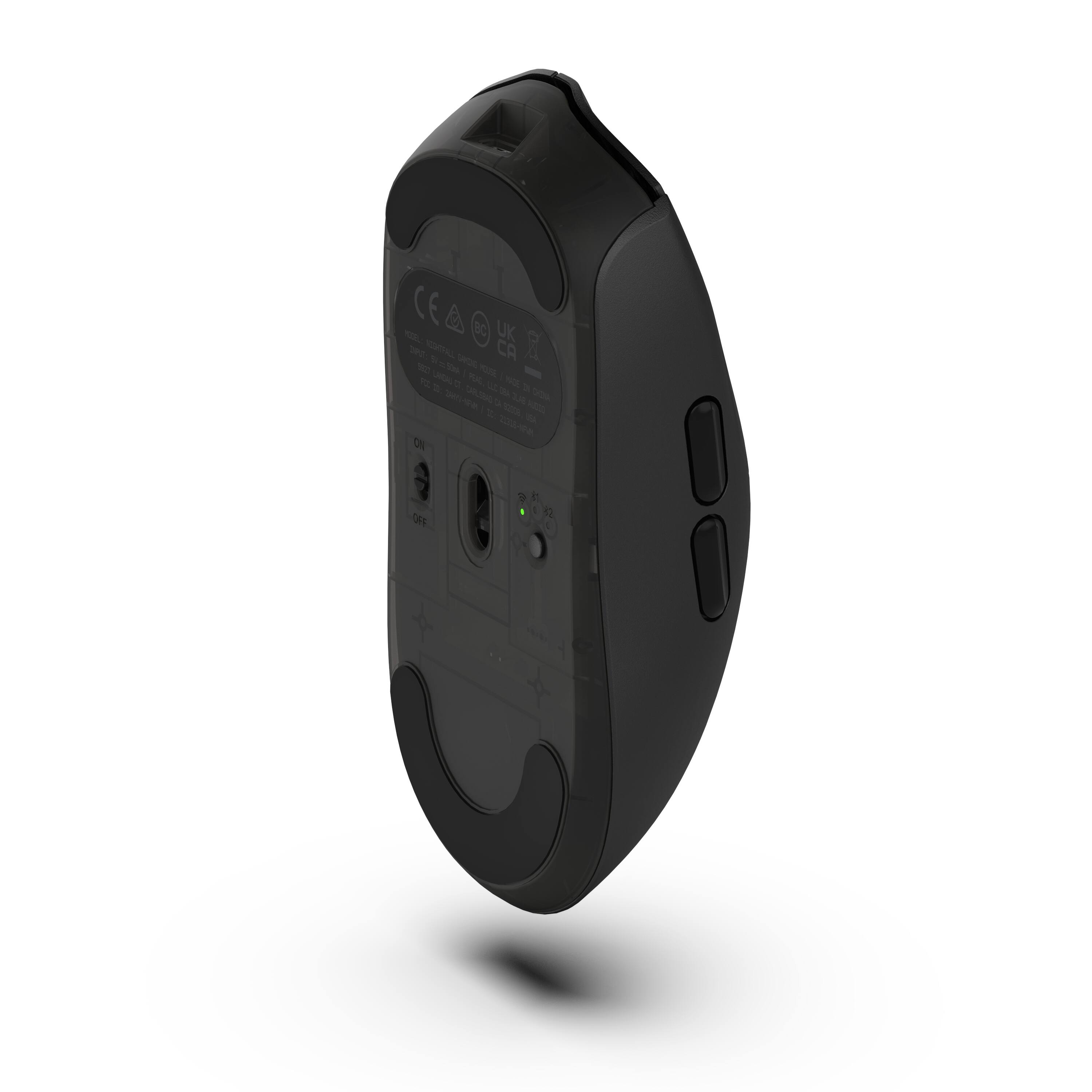 Alt View 5. JLab - Nightfall Wireless Gaming Mouse - Black.