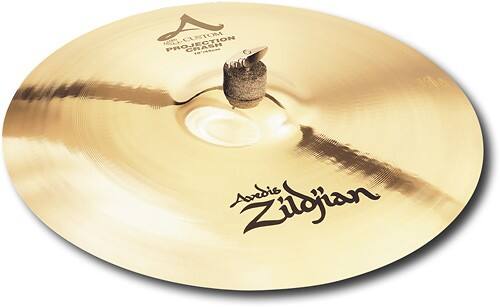 Front Standard. Zildjian - 18" A Custom Projection Crash Cymbal.