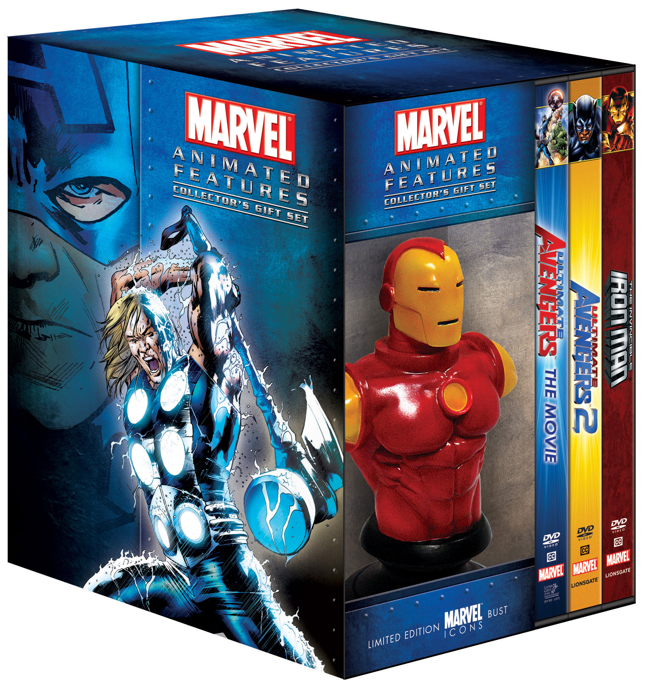 Best Buy: Marvel Animated Features Gift Set [3 Discs] [DVD]
