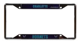 Rico Industries - Charlotte Hornets NBA Chrome EZ View License Plate Frame - Multi
