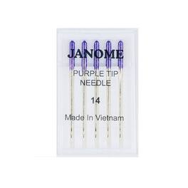 Janome - Purple Tip 15x1 Size 14 Ballpoint Needles