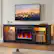 Alt View 3. Bestier - 63" Gaming TV Stand with 23" Wide Fireplace & RGB Lights Storage Cabinet for up to 70" TVs Entertainment Center - Black.