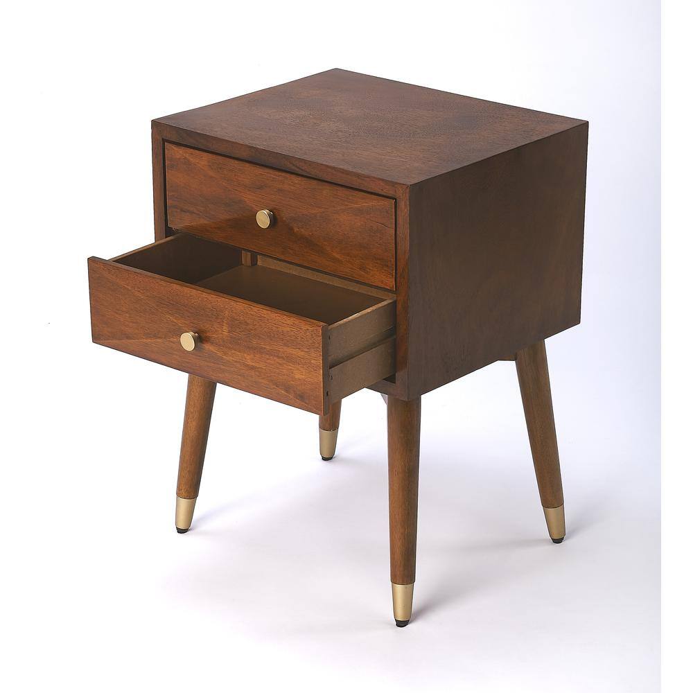 Alt View 1. Butler Specialty - Zelda Nightstand - Medium Brown.