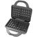 Alt View 3. Brentwood - Brentwood Couture Purse Non-Stick Dual Waffle Maker in Black with Indicator Lights - Black.