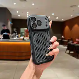 UUCOVER - Magnetic Case for Apple iPhone 17 Pro with Camera Lens Protector Cover, Compatible with MagSafe, Heat Dissipation Shell - Black
