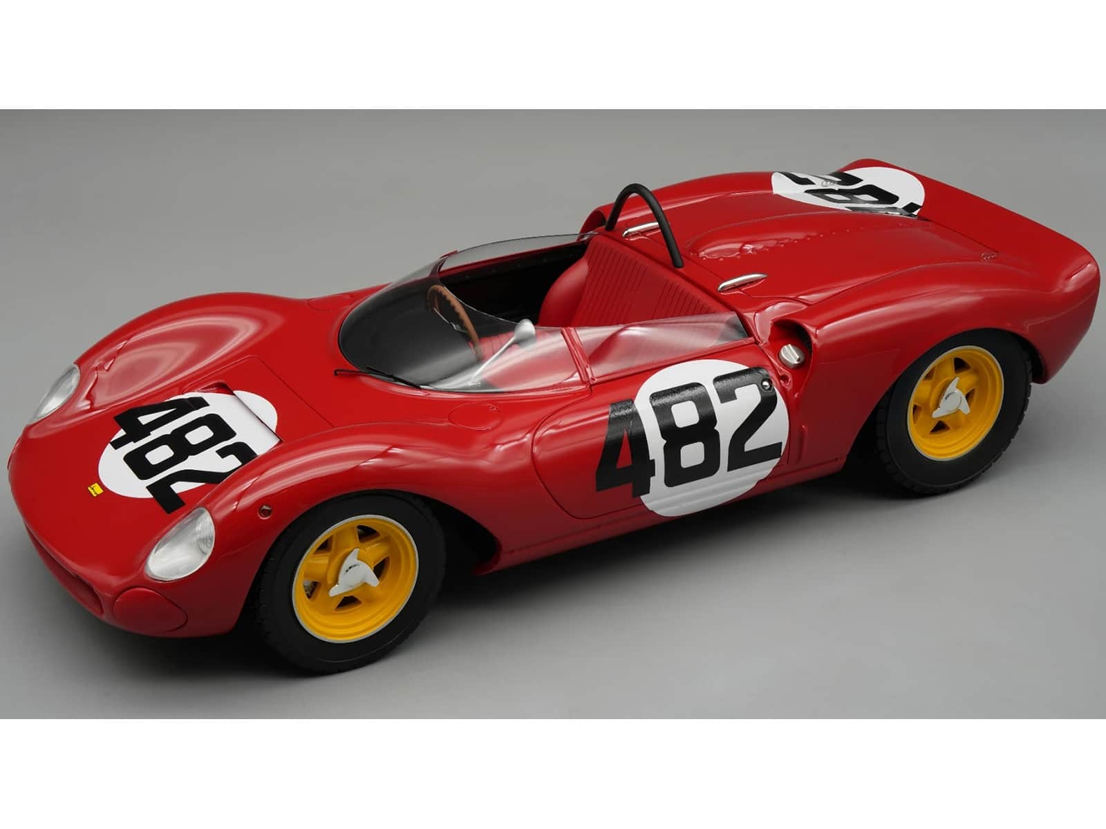 Ferrari 206 Dino SP #482 "Scuderia SEFAC" Winner "Hill Climb Cesana-Sestrieres" 1965 1/18 Model Car by Tecnomodel