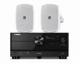 Yamaha - RX-A2A 7.2-Channel 8K AV Receiver Speaker Bundle - Black