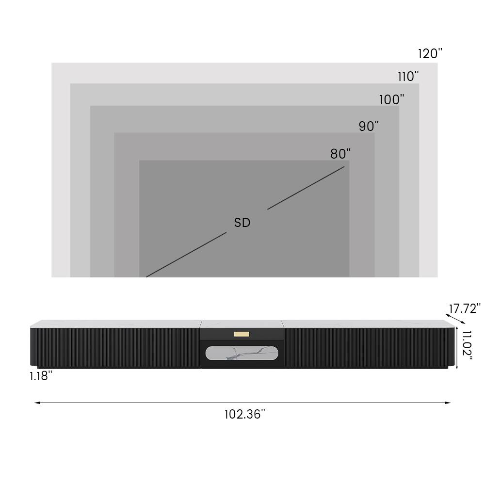 120"  
110"  
100"  
90"  
80"  
SD  
1.18"  
17.72"  
11.02"  
102.36"