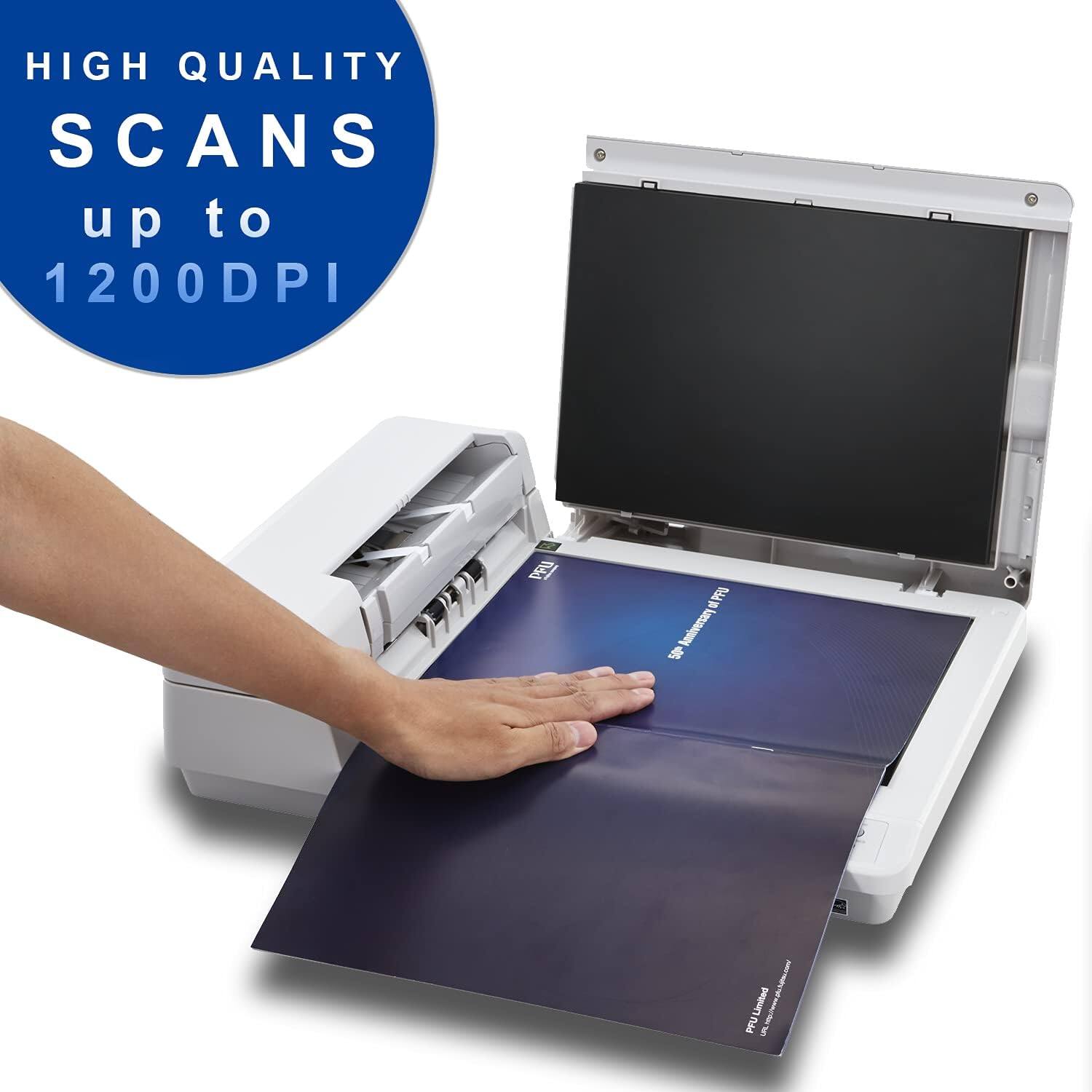 HIGH QUALITY SCANS  
up to 1200DPI