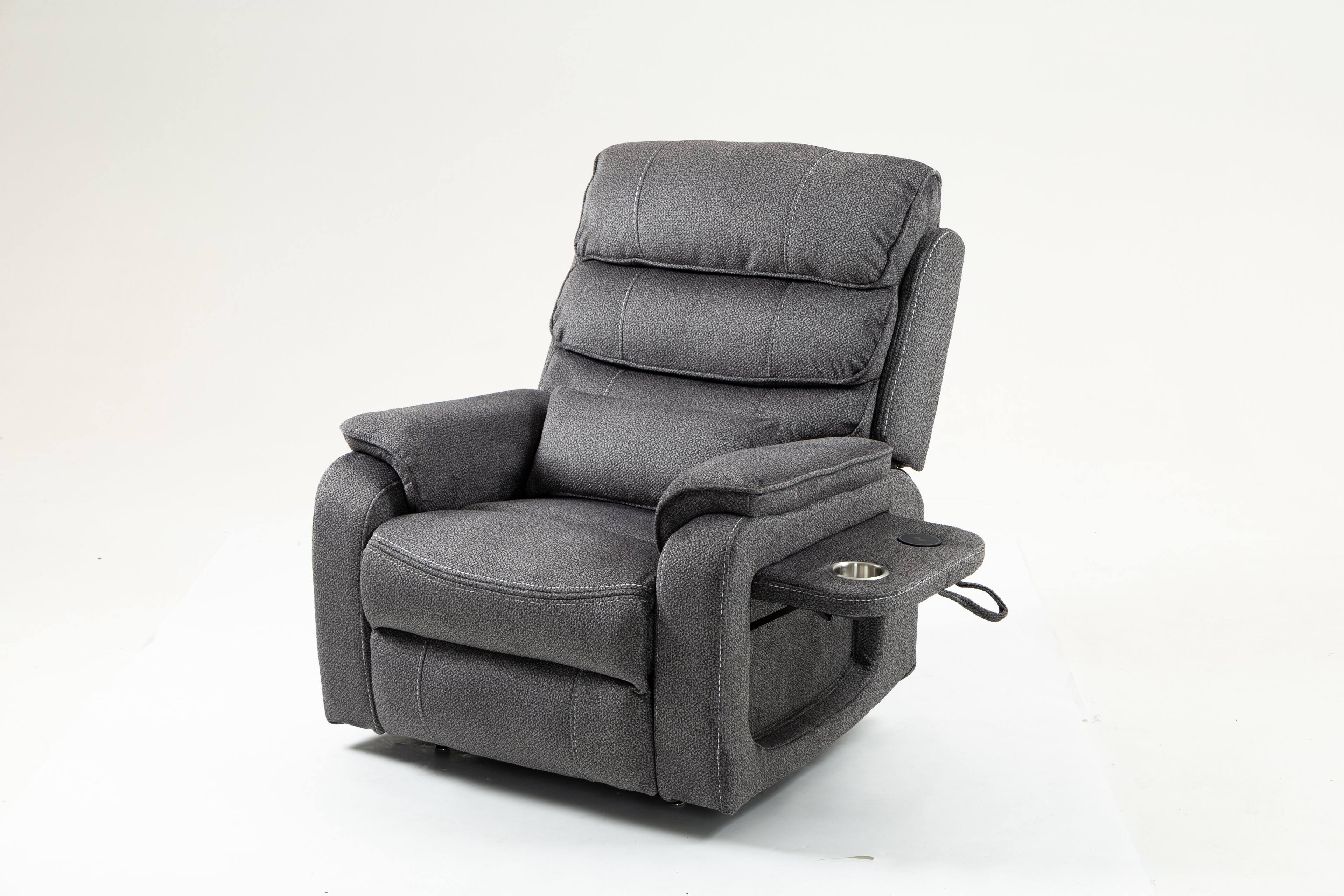 Alt View 3. TinyHomie - Lounge chair lift chair relax sofa chair sitting room furniture sitting room - Gray.