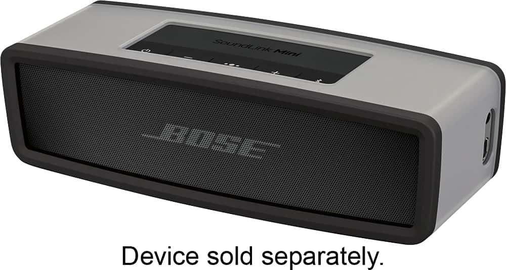 Angle. Bose - SoundLink® Mini Soft Cover - Charcoal Black.