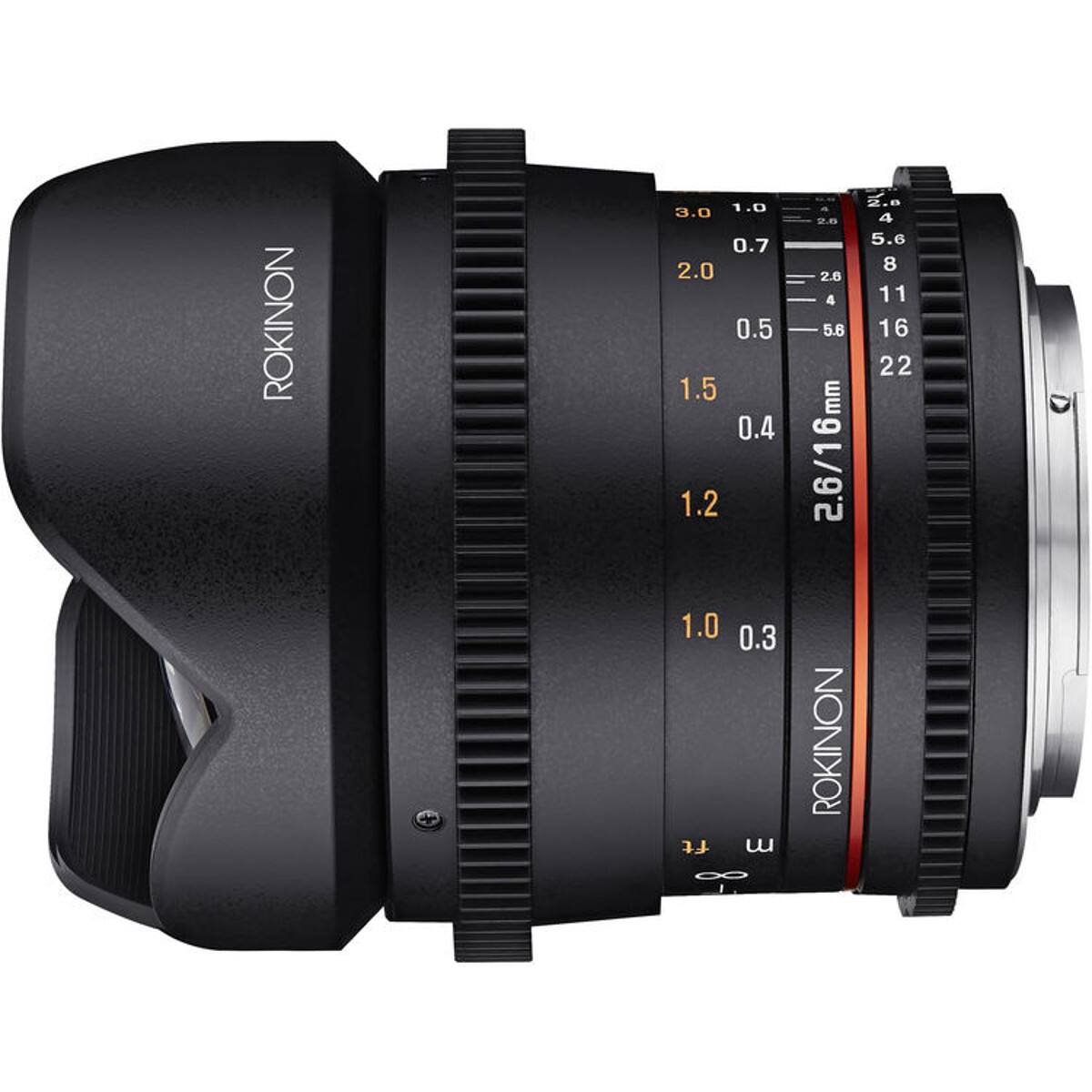 ROKINON

1.0 3.0 2.6 0.7 2.0 2.6 - 4 0.5 5.6 1.5 0.4 1.2 2.6/16mm 1.0 0.3 ft m

ROKINON 8
2.8 4 5.6 8 11 16 22