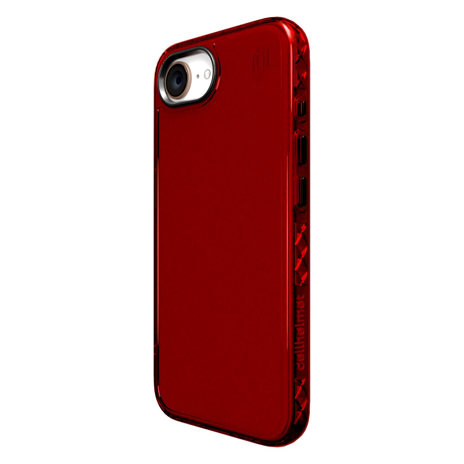 Angle. Cellhelmet - Cellhelmet Ca-120-lr Altitude X Series Case For Iphone 16e (lava Red) - red.