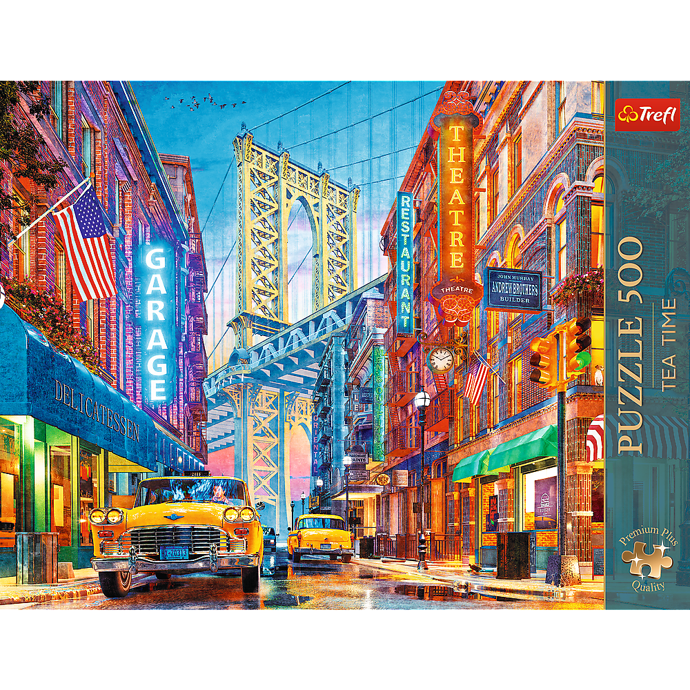 DELICATESSEN GARAGE -20313  
RESTAURANT  
THEATRE  
THEATRE ANDREW BROTHERS JOHN MURRAY BUILDER  
Trefl 500 TIME PUZZLE TEA  
Premium Plus Quality