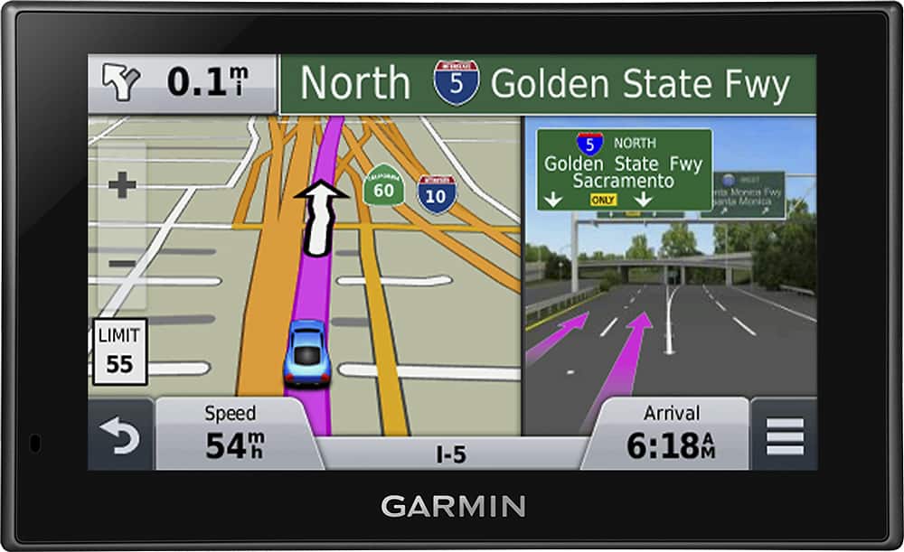 Alt View 12. Garmin - nüvi 2589LMT 5" GPS with Built-In Bluetooth, Lifetime Map Updates and Lifetime Traffic Updates - Black.
