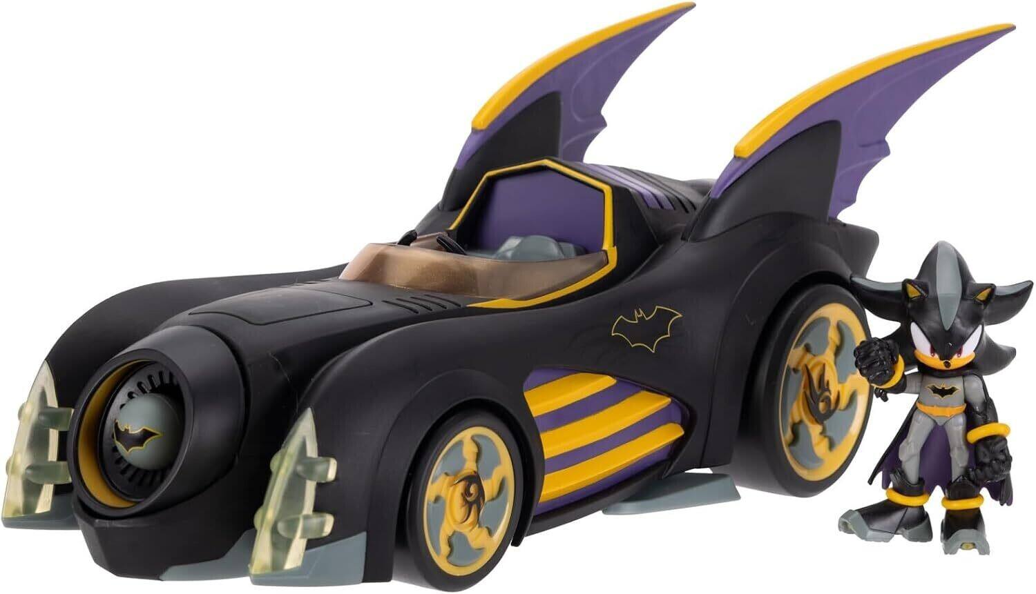 Jakks Pacific - DC x Sonic the Hedgehog Batmobile & Shadow Batman - COLLECTIBLES