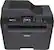 Front. Brother - MFC-L2740DW Wireless Black-and-White All-in-One Laser Printer - Black.
