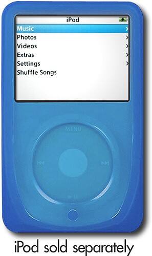 Front Standard. iSkin - eVo3 Case for Apple® iPod™ Video 60GB and 80GB Models - Sonic.