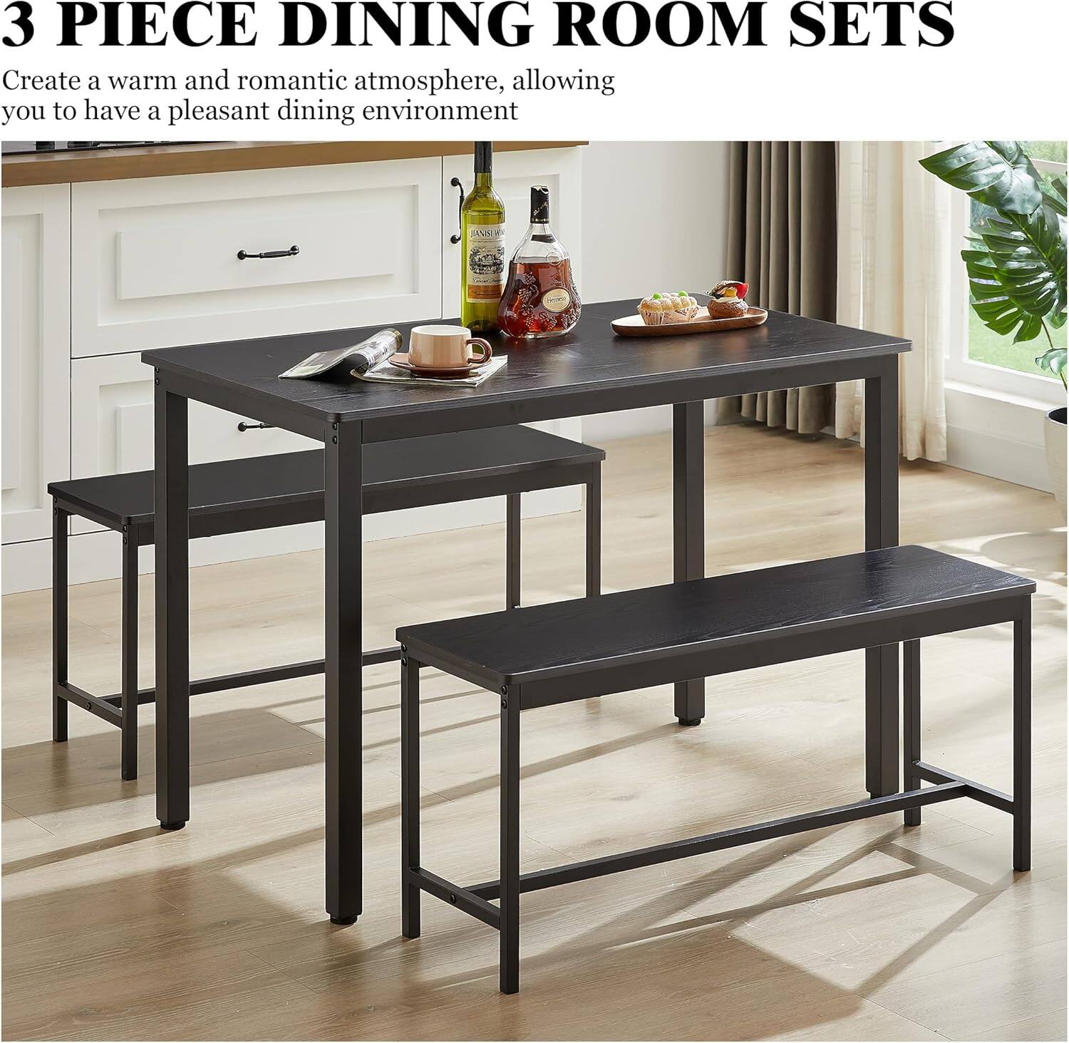3 PIECE DINING ROOM SETS

Create a warm and romantic atmosphere, allowing you to have a pleasant dining environment