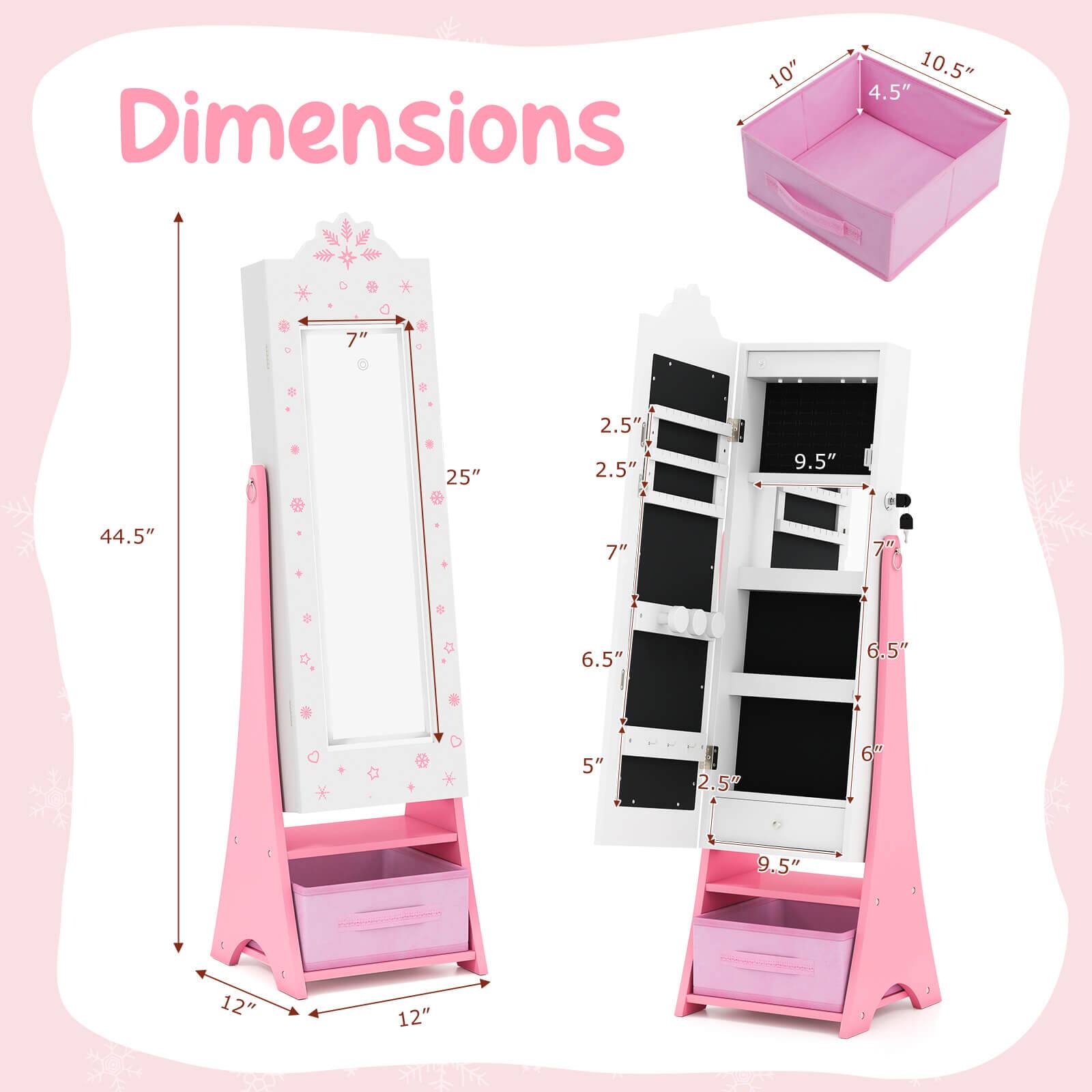 Dimensions: 10" x 10.5" x 4.5" x 7" x 2.5" x 25" x 2.5" x 9.5" x 44.5" x 7" x 7" x 6.5" x 6.5" x 5" x 2" x 2.5" x 6" x 9.5" x 12" x 12"