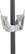 Angle Standard. Chief - Dual Ceiling Mount for Most 10" - 26" Flat-Panel TVs - Black.