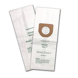 Green Klean - Replacement Vacuum Bags Fit Hoover U5140900, U6485900, CH53005, C1703-900, Royal CR50005, Pacific Scholar, 3/pk